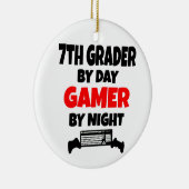 Seventh Grader Gamer Keramisch Ornament (Rechts)