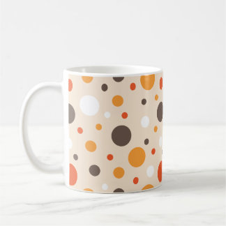 Seventies Retro Stippen Koffiemok