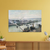 Sever Port Rouen 1896 Canvas Afdruk (Insitu (Woonkamer))