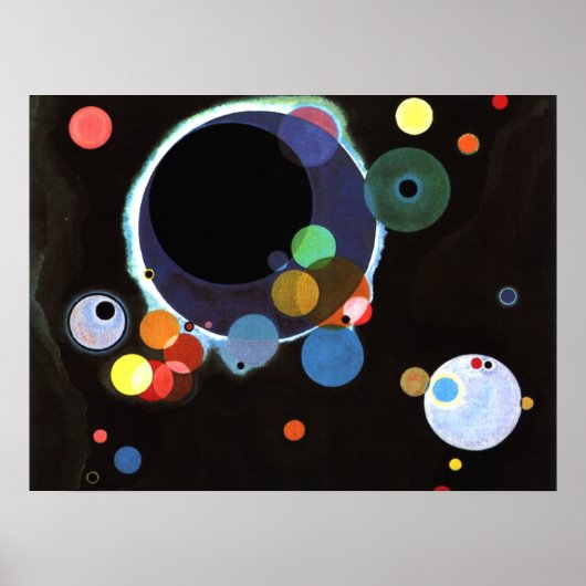 Several Circles, abstracte kunst van Kandinsky, Poster (Voorkant)
