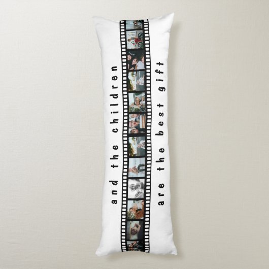 Several Photos Collage Inspiron Family Lichaamskussen (Achterkant (Verticaal))