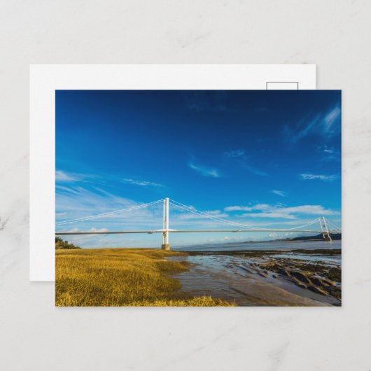 Severn Bridge, carte postale Chepstow (Devant / Derrière)