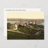 Severn Bridge, Sharpness, Gloucestershire, Engelan Briefkaart (Voorkant / Achterkant)