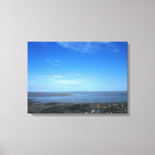 Severn Estuary op Penarth II Canvas Afdruk (Voorkant)