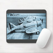 Seversky P-35  WWWII-strijkvliegtuigen Muismat (Met muis)