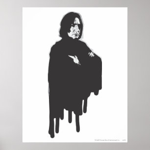Severus Snape Armen Gekruist B-W Poster