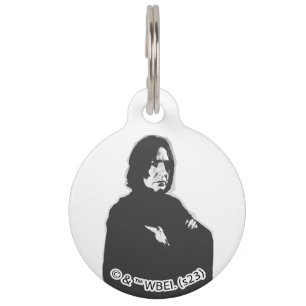 Severus Snape Armen Gekruist Z-W Huisdierpenning