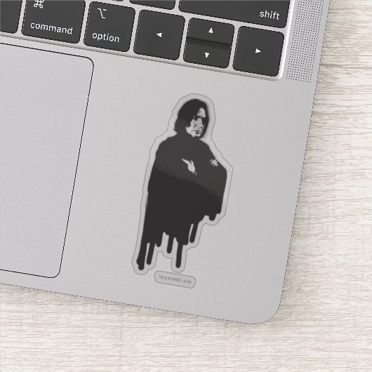 Severus Snape Arms, getransformeerd B-W Sticker (Detail)