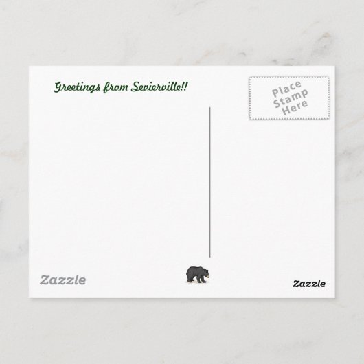 Sevierville, Tennessee Briefkaart (Achterkant)