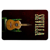 SEVILLA. Guitarra flamenca con Giralda de Sevilla. Magneet (Horizontaal)