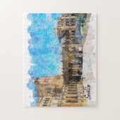 Sevilla - Het Briefkaart van Real Spanje Legpuzzel (Verticaal)