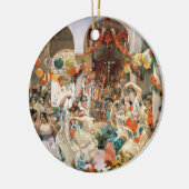 Sevilla (olie op het canvas) keramisch ornament (Links)