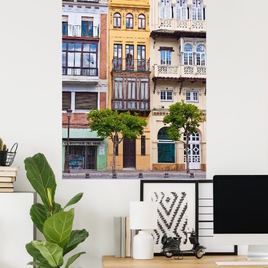 Sevilla, poster Spanje (Thuiskantoor)