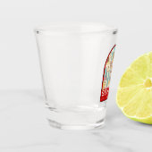 Sevilla Spain Travel Retro Emblem Shot Glas (Links)