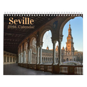 Sevilla, Spanje 2025 Fotokalender Kalender