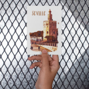 Sevilla Spanje Andalusië Reizen Briefkaart