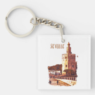 Sevilla Spanje Andalusië Reizen Sleutelhanger