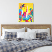 Sevilla, Spanje. Canvas Afdruk (Insitu (Slaapkamer))