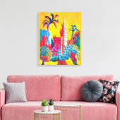 Sevilla, Spanje. Canvas Afdruk (Insitu (Woonkamer))