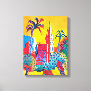 Sevilla, Spanje. Canvas Afdruk