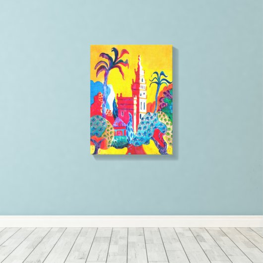 Sevilla, Spanje. Canvas Afdruk (Insitu (Houten vloer))