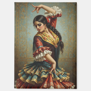 Sevilla Spanje Flamenco Dancer Magneet