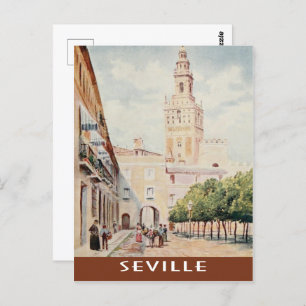 Sevilla, Spanje,  plein Briefkaart
