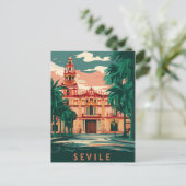 Sevilla Spanje Reizen Briefkaart (Staand voorkant)