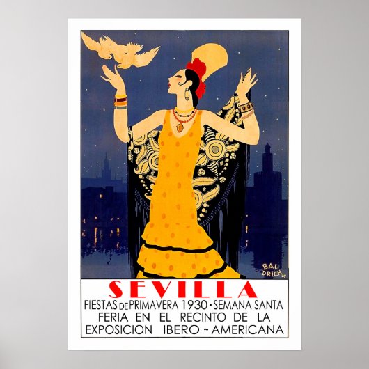 Sevilla, stad, Spanje,  promotietoerisme Poster (Voorkant)