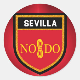 Sevilla-vlag Ronde Sticker