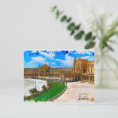 Seville Plaza de Espana Briefkaart (Staand voorkant)