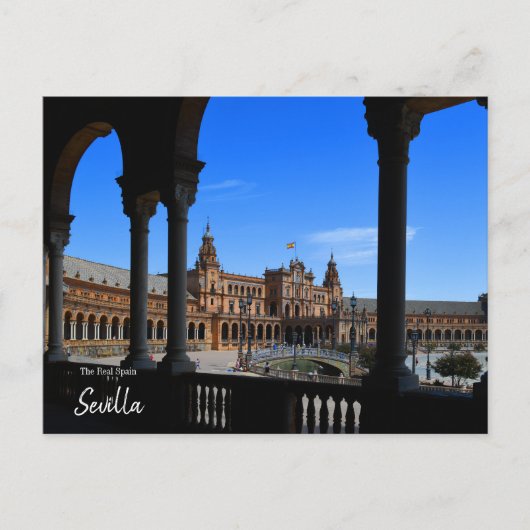Seville Plaza de Espana Briefkaart (Voorkant)