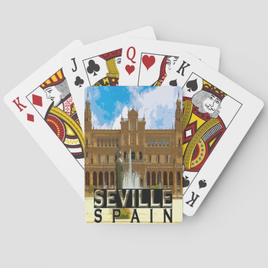 Seville Pokerkaarten (Achterkant)