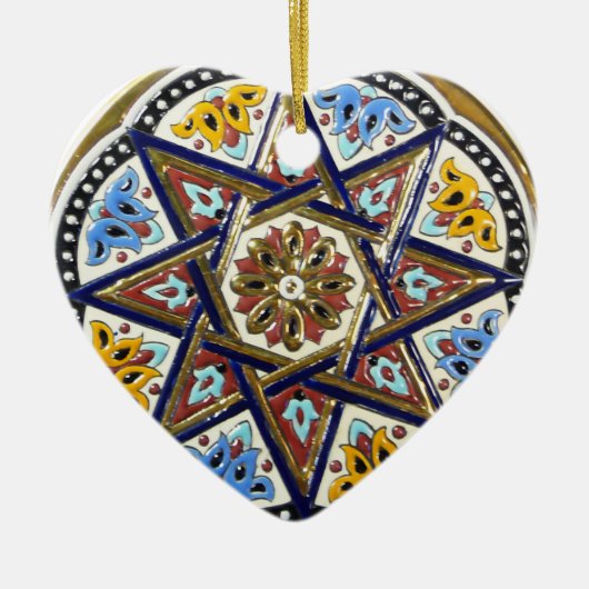 Seville-sierplant Keramisch Ornament (Voorkant)