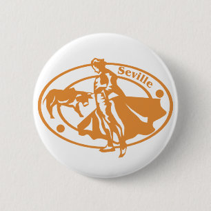 Seville Stamp Ronde Button 5,7 Cm
