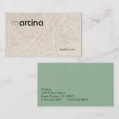 Seville X Visitekaartje (Voorkant / Achterkant)