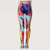 Sevion Pop Art Leggings (Voorkant)