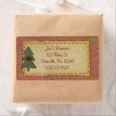 Sew Christmas Tree Holiday Étiquette d'affaires (En situation)