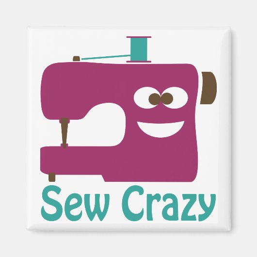 Sew Crazy Magneet (Voorkant)