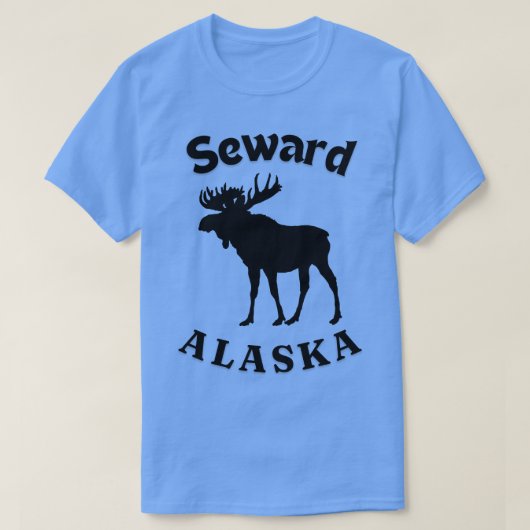 Seward Alaska Moose TShirt (Design devant)
