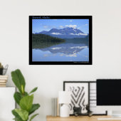 Seward, Alaska - Reflection #001 Poster (Thuiskantoor)