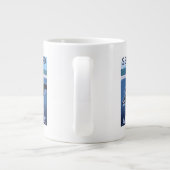 Seward, AlaskaOrca en Calf Scene Jumbo Mok (Achterkant)