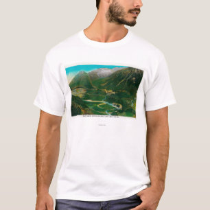 Seward, beroemde Spoorweg Loop Alaska T-shirt
