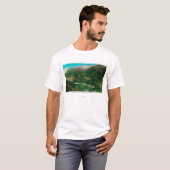 Seward, beroemde Spoorweg Loop Alaska T-shirt (Voorkant volledig)
