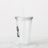 Sewciopath Antique Sewing Machine Fun Acryl Drinkbeker (Links)