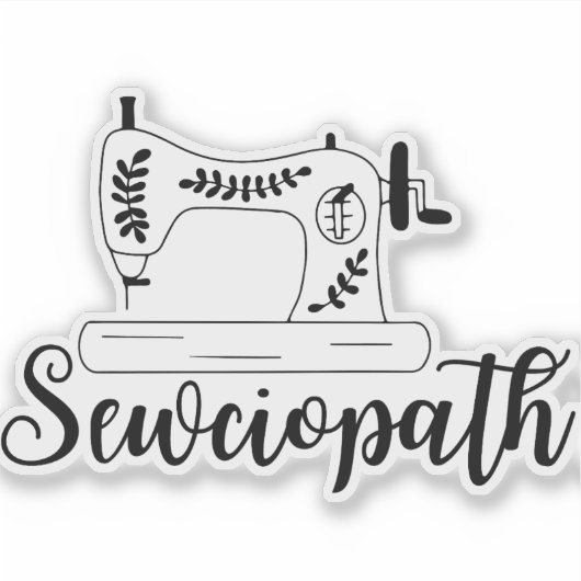 Sewciopath Sticker (Voorkant)