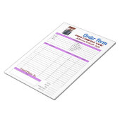 SewCraft Order Form Notitieblok (Schuin)