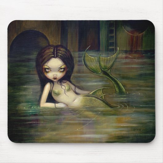 "Sewer Mermaid" Mousepad Muismat (Voorkant)