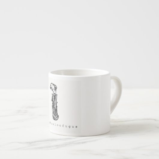 Sewfuuloofugus Espresso Kop (Voorkant rechts)