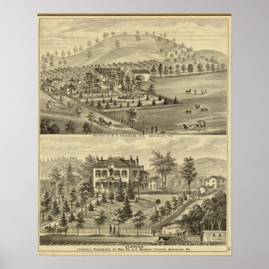 Sewickley Pennsylvania Poster (Voorkant)